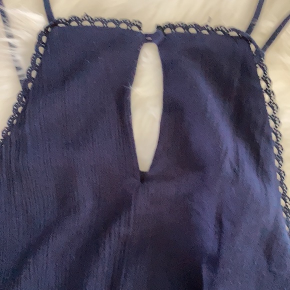 BLEUH CIEL Navy Boho Mini Dress - Picture 11 of 11